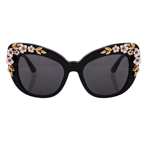 dolce gabbana gold flower sunglasses|Dolce & Gabbana unisex sunglasses.